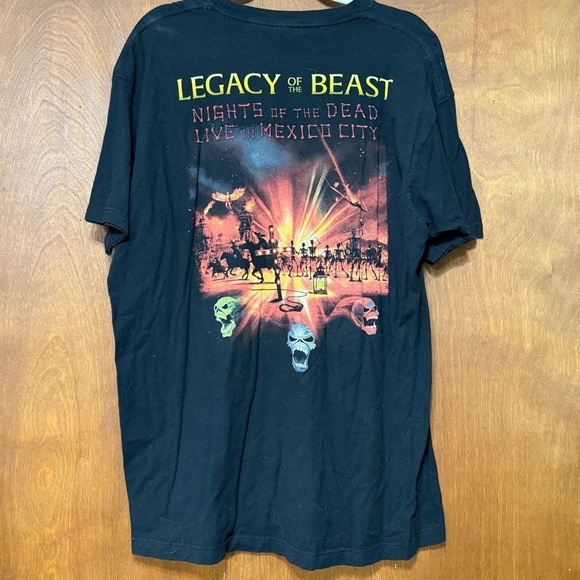 Iron Maiden Legacy of the Beast Mexico City Tour Tee XL - Picture 2 of 3